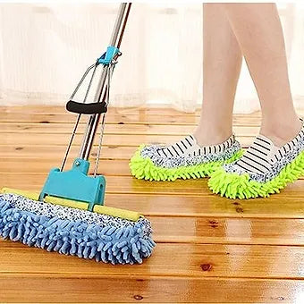 Washable Dust Mop Slippers