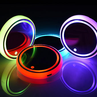 Multicolor Car LED Luminous Coaster