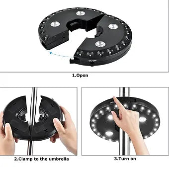 LED Outdoor Umbrella Pole Lights - Mystery Gadgets led-outdoor-umbrella-pole-lights, Outdoor