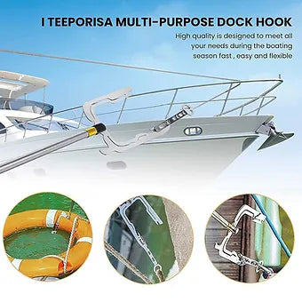 Telescopic Multi-Purpose Dock Hook