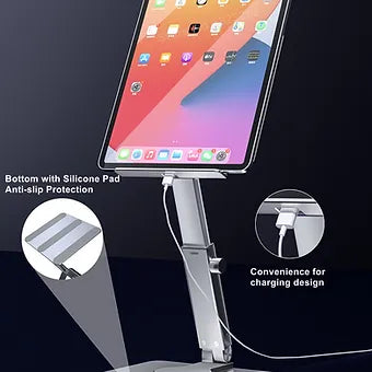 Retracting Aluminum Tablet and Laptop Stand