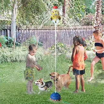 Sprinkler Water Jet Rocket Toy