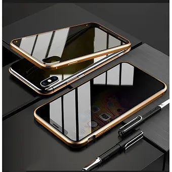 Double Sided Magnetic Glass Phone Case