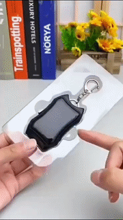 Solar Power Bank Keychain with Flashlight