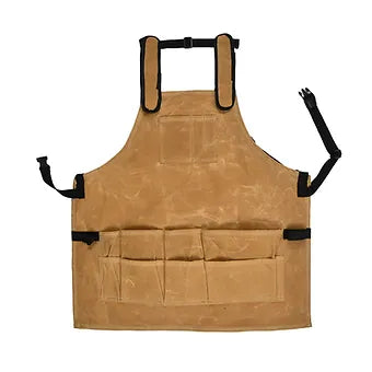 Multi-Pocket Waxed Canvas Tool Apron