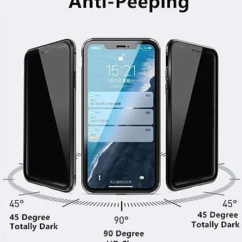 Double Sided Magnetic Glass Phone Case