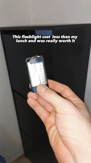 Mini Torch with Sound and Light Warning