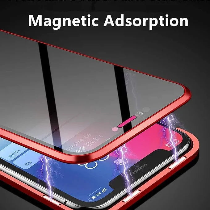 Double Sided Magnetic Glass Phone Case