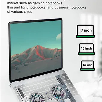 Foldable Aluminum Laptop Cooling Stand