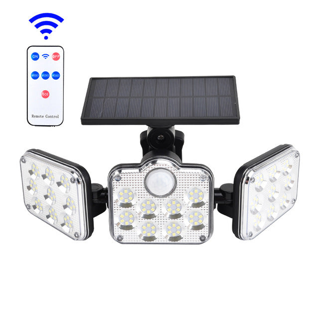RC Motion Sensor Solar Spotlights