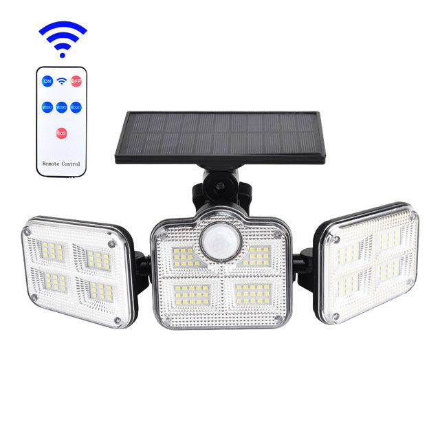 RC Motion Sensor Solar Spotlights
