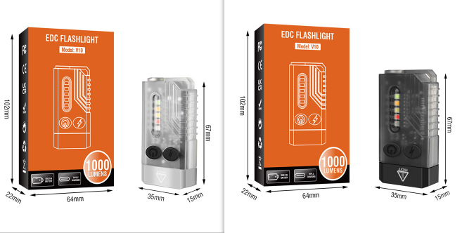 Mini Torch with Sound and Light Warning