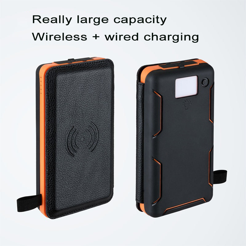 Wireless Solar Power Bank With Multi Panel