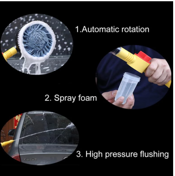 TurboShine Automatic Rotating Car Brush