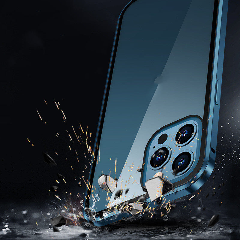 Double Sided Magnetic Glass Phone Case
