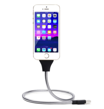 Lazy USB Data Cable Mobile Bracket