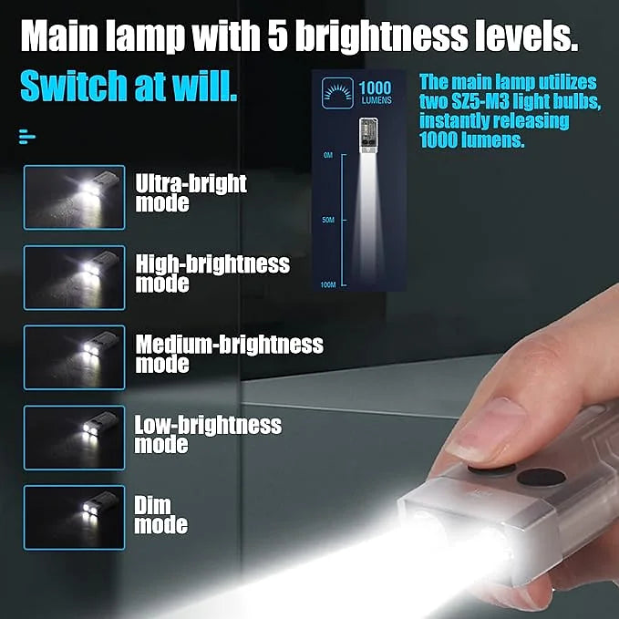 Mini Torch with Sound and Light Warning