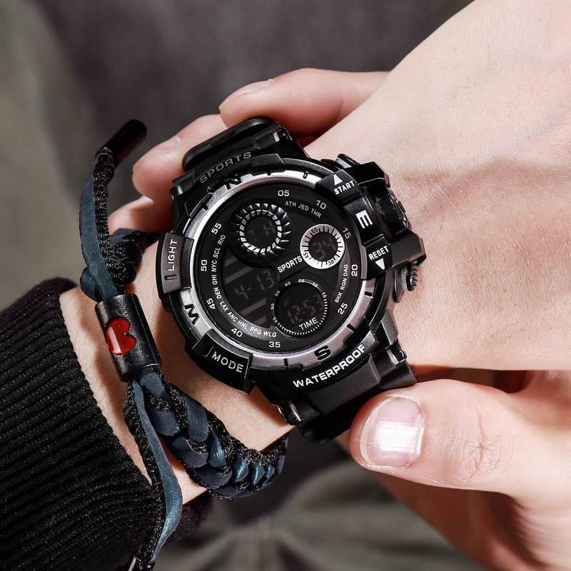 Digital Sports Waterproof Watch