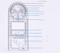 Rotatable Mathematical  Geometry Ruler