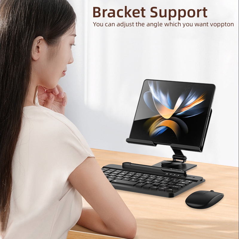 FlexiDesk Laptop Stand with Keyboard, Wireless Mouse and Pen