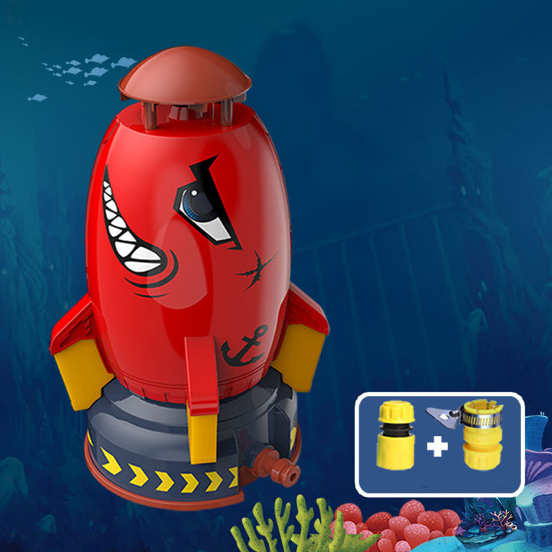 Sprinkler Water Jet Rocket Toy