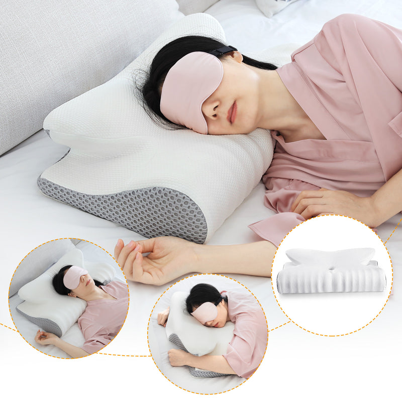 Ergonomic Orthopedic Memory Foam Pillow