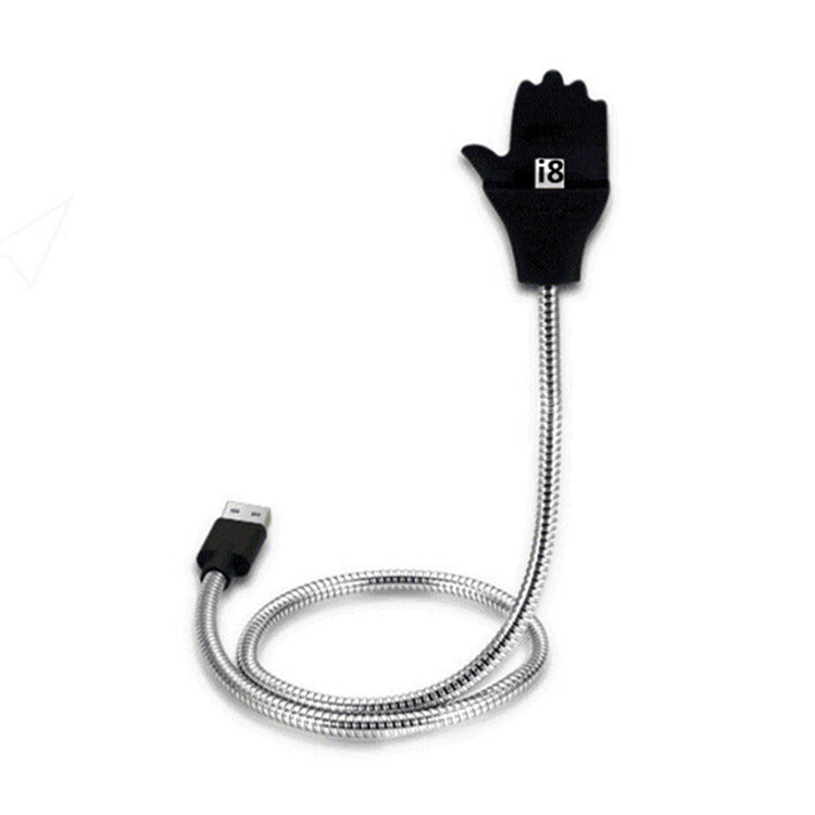Lazy USB Data Cable Mobile Bracket