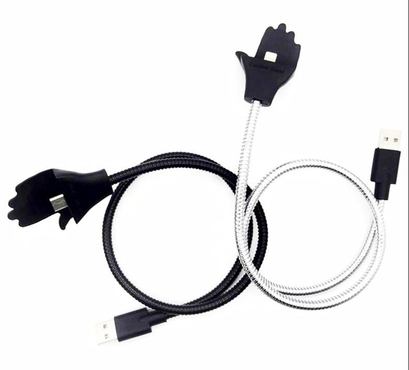 Lazy USB Data Cable Mobile Bracket