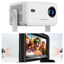 Portable Outdoor Movie Projector with Screen