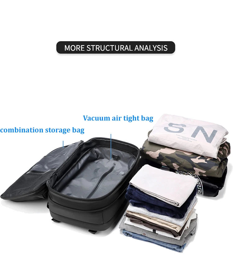Space Saver Vacuum Travel Backpack