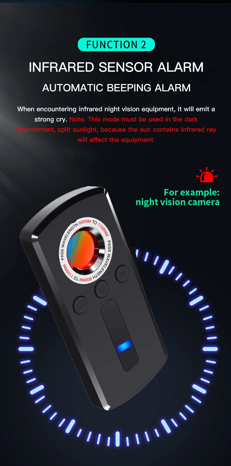 Anti- Spy Hidden Camera Detectors