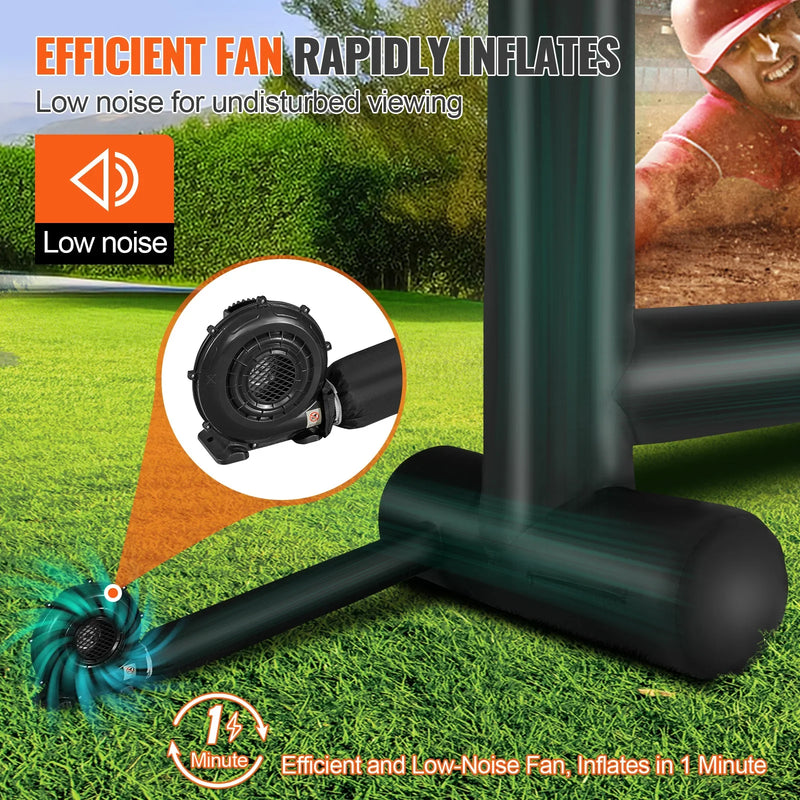 Portable Outdoor Movie Projector with Screen