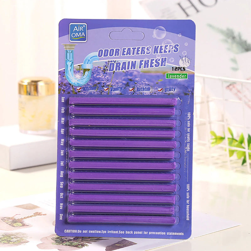 Drain Cleaning Sticks Pack of 12