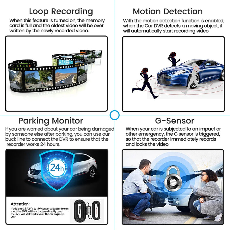 AutoGuard Mirror Dashcam
