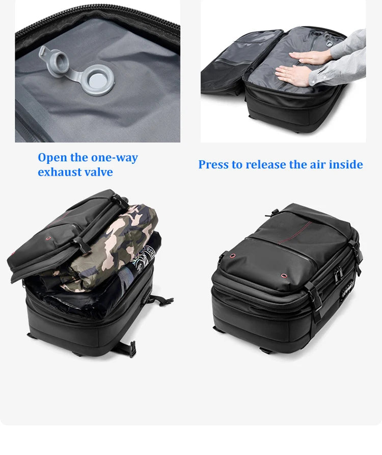 Space Saver Vacuum Travel Backpack