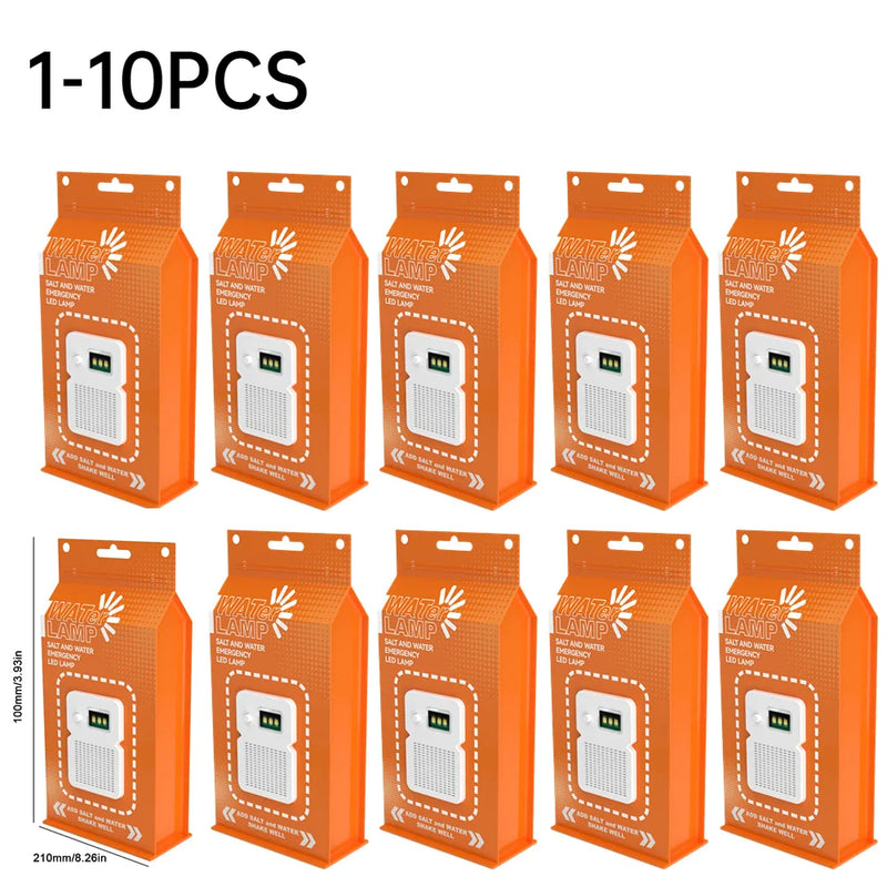 Salt and Water Emergency Lamp