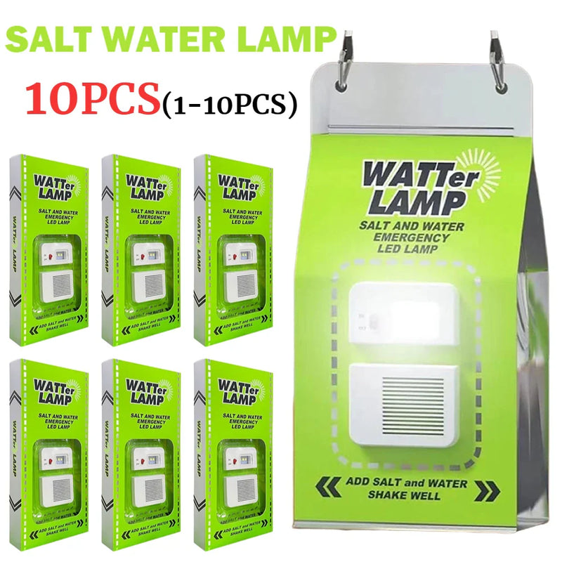 Salt and Water Emergency Lamp