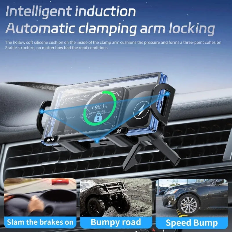 Adjustable Wireless Car Charging Holder