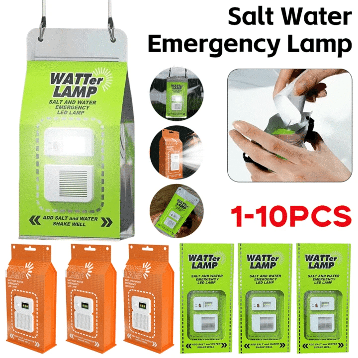 Salt and Water Emergency Lamp