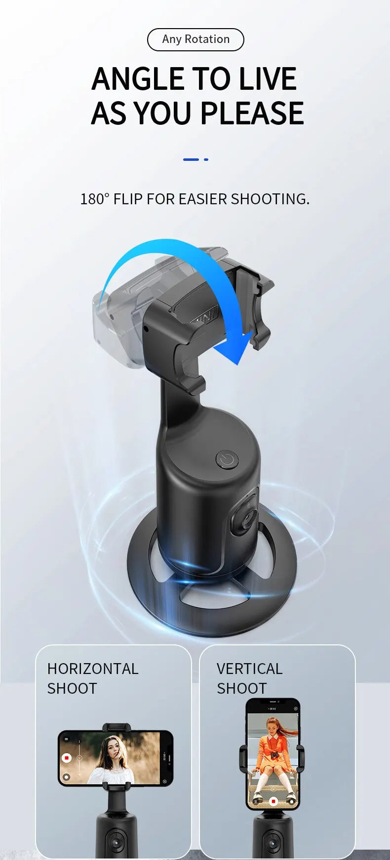 Smart Face Recognition Auto Tracking Tripod