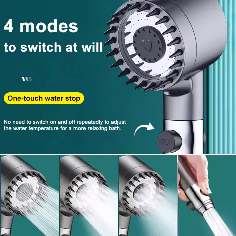 HydroBlast Shower Massager
