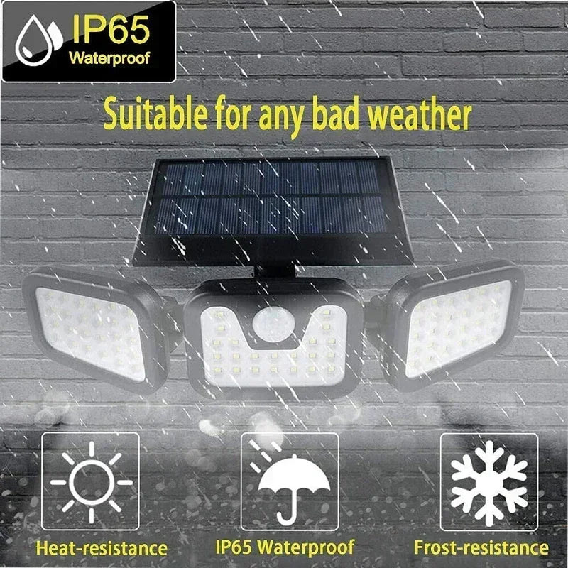 Solar Motion Sensor Security Light