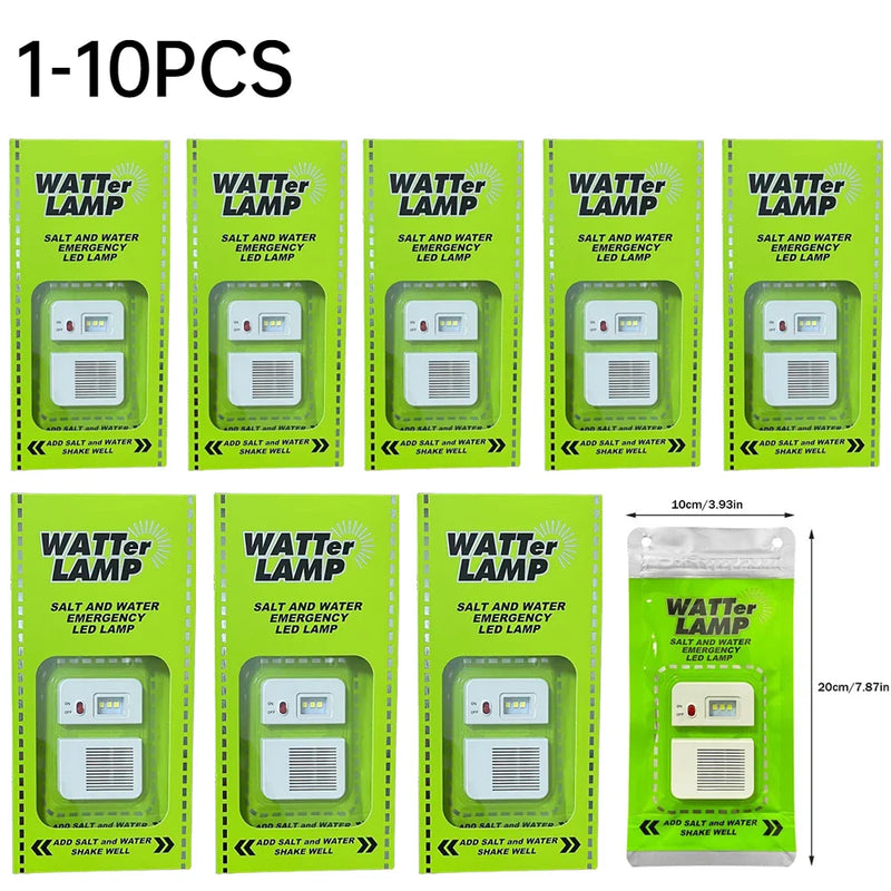 Salt and Water Emergency Lamp
