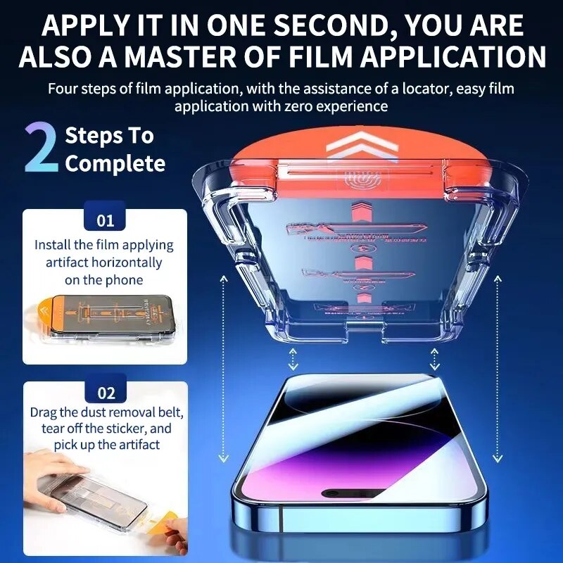 Easy Install Dust-Free Privacy Screen Protector