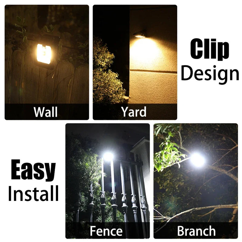 Solar Powered LED Clip Light