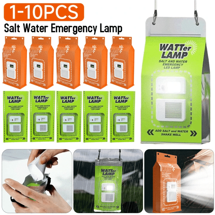 Salt and Water Emergency Lamp