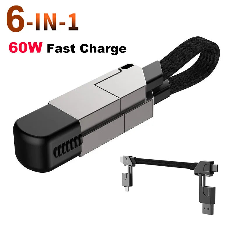 6 in 1 Multi Fast Charging Cable