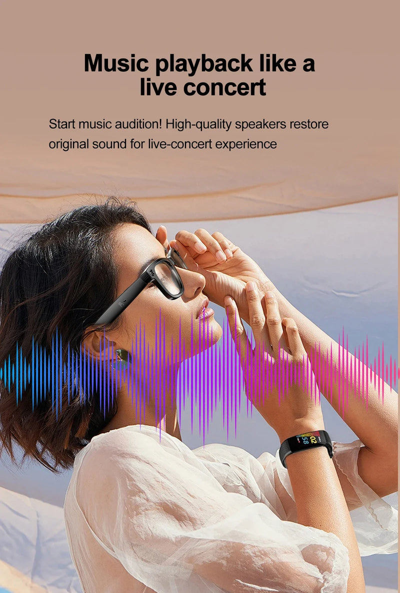AI Powered Smart Bluetooth Glasses