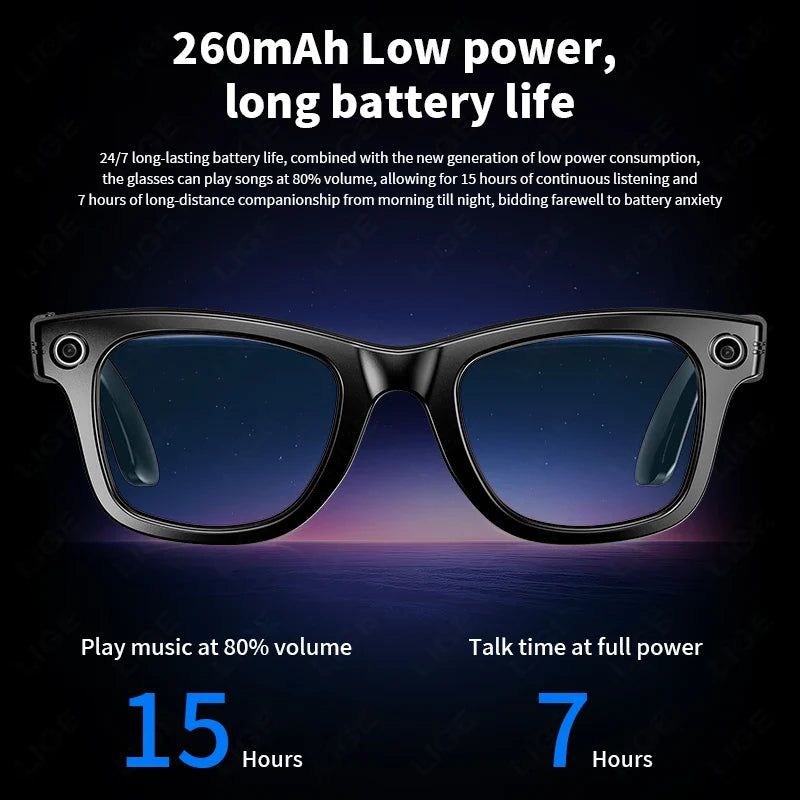 AI Powered Smart Bluetooth Glasses
