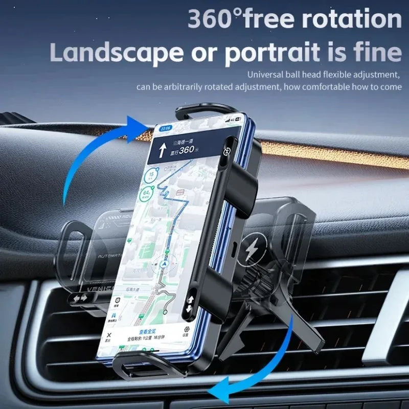 Adjustable Wireless Car Charging Holder